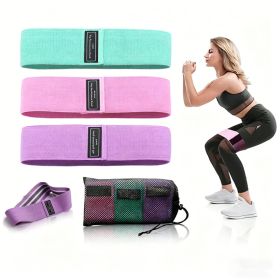 Resistance Bands Loop Set Of 3 Exercise Workout Crossfit Fitness Yoga Booty Band