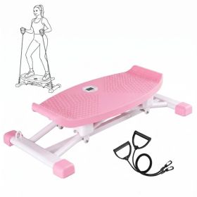 Compact Home Treadmill, Electric Running Machine For Indoor Walking And Jogging (Option: WhitePink)
